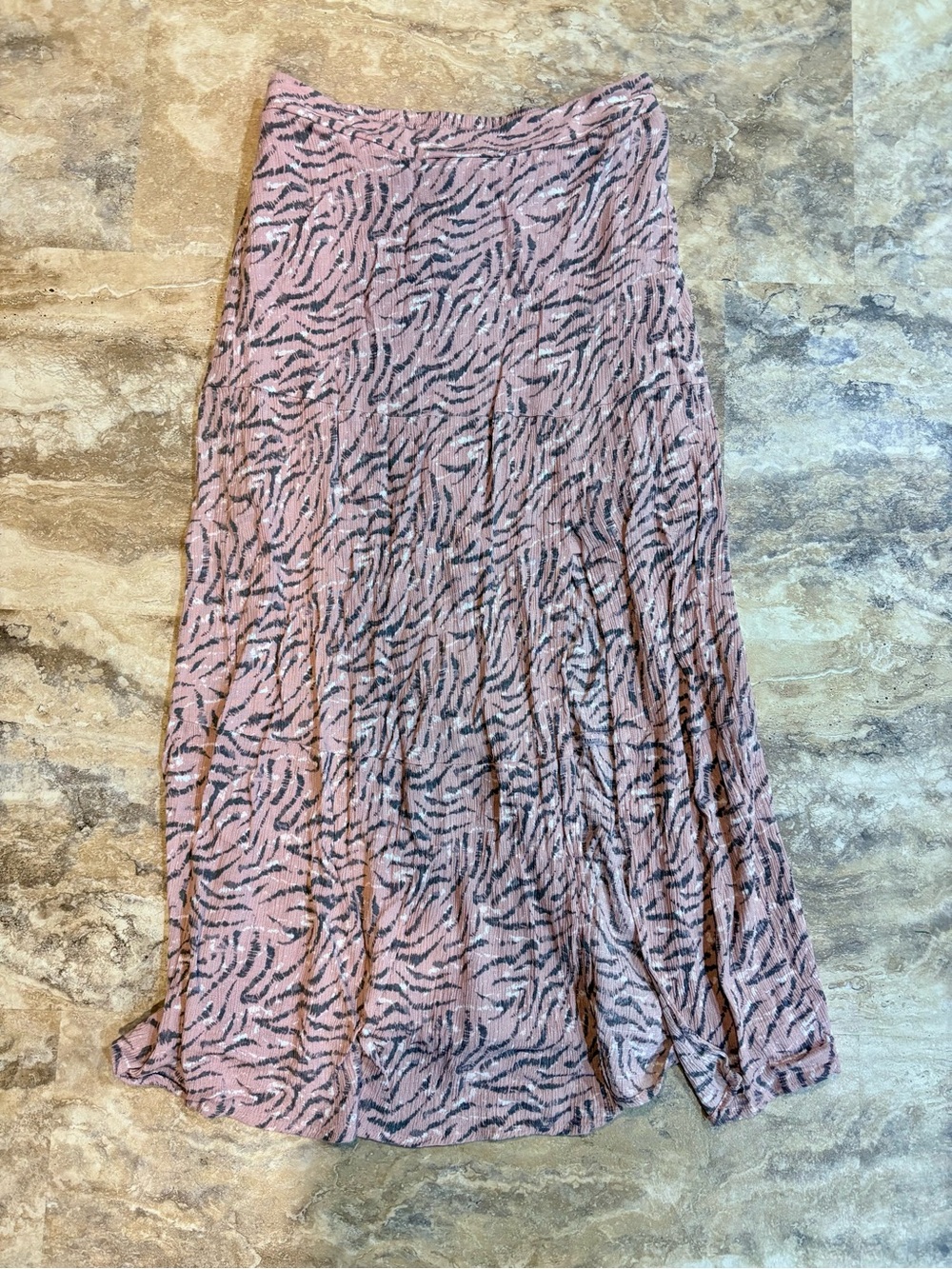 Nine West tiered maxi fitted Skirt